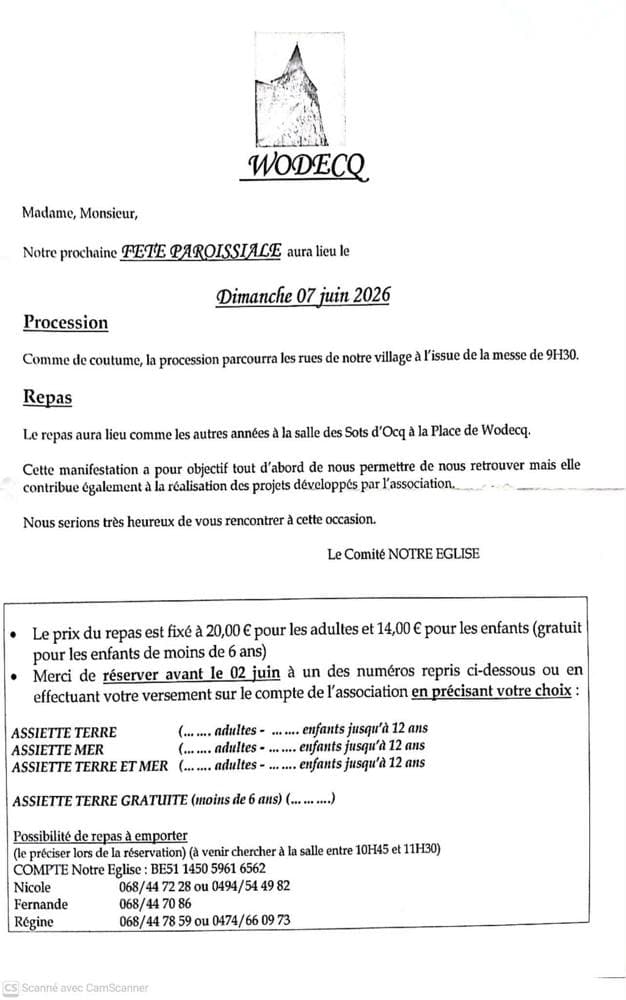 Fête paroissiale et Procession