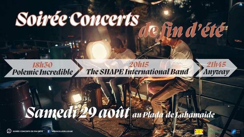 Soirée concerts de fin d'été