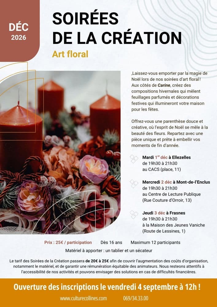 Soirée de la création "Art Floral"
