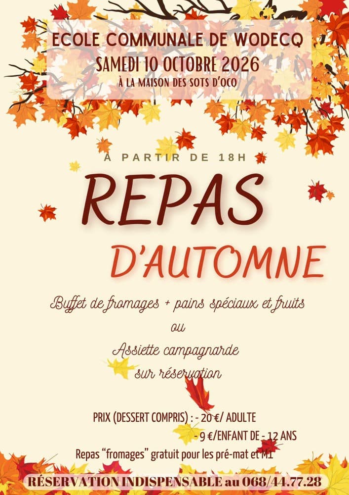 Souper fromages Ecole de Wodecq
