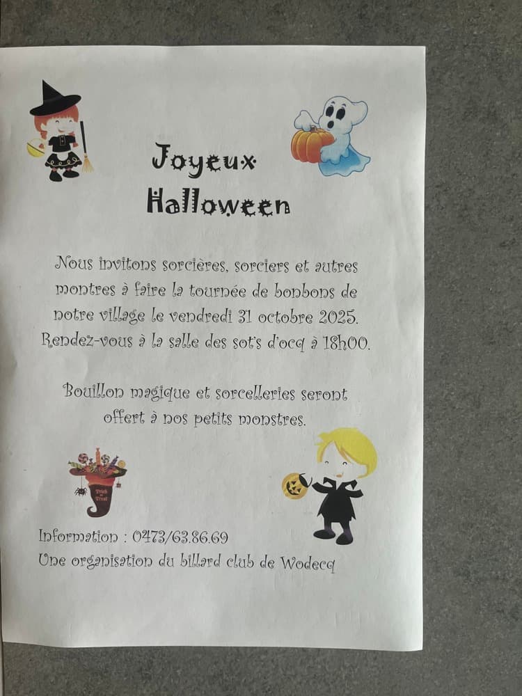 Tournée de bonbons Halloween
