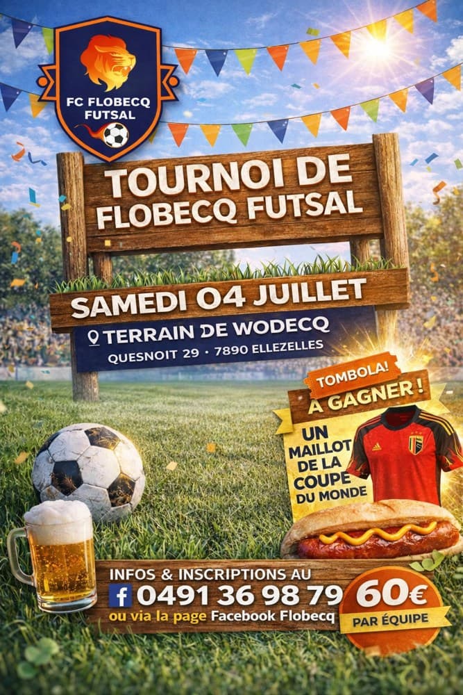 Tournoi mini-foot Flobecq Futsal