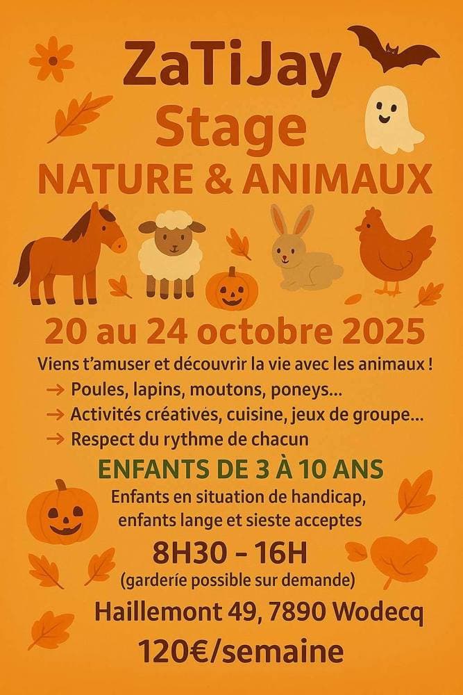 ZaTiJay - Stage Nature & Animaux